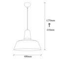 Lustra, Opviq, 892OPV1565, Metal, Negru