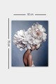 Tablou decorativ, 7436502942952-5070, Canvas, Lemn, Multicolor