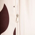Lenjerie de pat King Size, Linda, Homla, 3 piese, 200x220 cm, microfibra din poliester, crem/maro