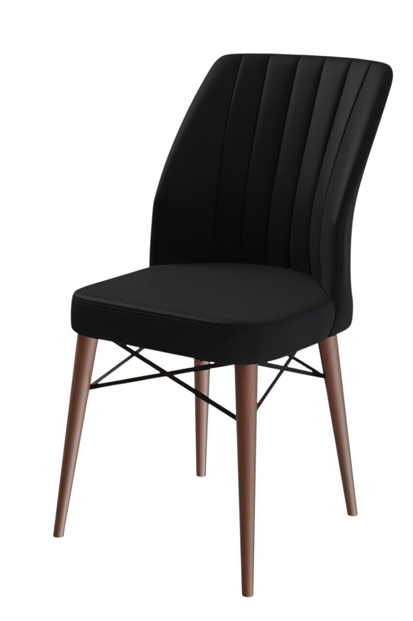 Set scaune 2 piese, Hanah Home, Flex, Nuc negru — imaginea 2
