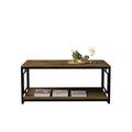Masuta de cafea Kelvin, Zena Home, 120x60x50 cm, maro/negru
