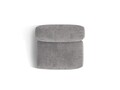 Modul pentru canapea, 1 loc, Martina-212, Micadoni Home, 92x106x75 cm, velur, gri deschis