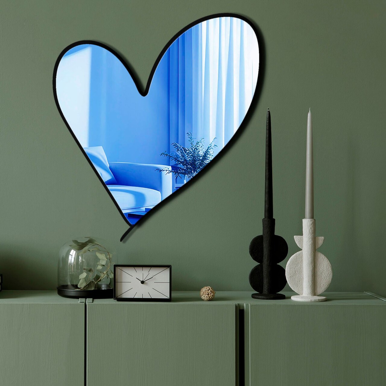 Oglinda decorativa Ozgl517 Partea de jos: 100% EVA (Grosime: 10 mm) Albastru