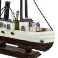 Decoratiune, Old Boat, Creaciones Meng, 18x15 cm, metal