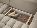 Coltar extensibil stanga 4 locuri ELTAP, Bon-227, Bonett, 250x175x92 cm, lemn/poliester, bej inchis