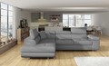 Coltar extensibil stanga 4 locuri, ELTAP, Anton, 272x203x85 cm, lemn/poliester, gri