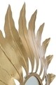 Oglinda decorativa, Leaf Glam, Mauro Ferretti, 98 cm, auriu