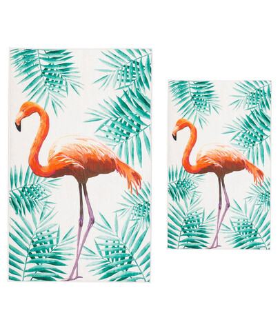 Set covoraș de baie (2 bucăți), elliott, 4229a, catifea, multicolor
