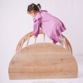 Triunghi de catarare Pikler, Bambini, Sincap, 33x33x33 cm, MDF , Maro