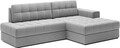 Coltar extensibil dreapta 3 locuri ELTAP, RT-04SO, Blezalt, 240x150x82 cm, lemn/poliester, gri deschis