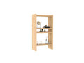 Corp biblioteca, Puqa Design, Pera, 52.4x90x22 cm, PAL, Maro