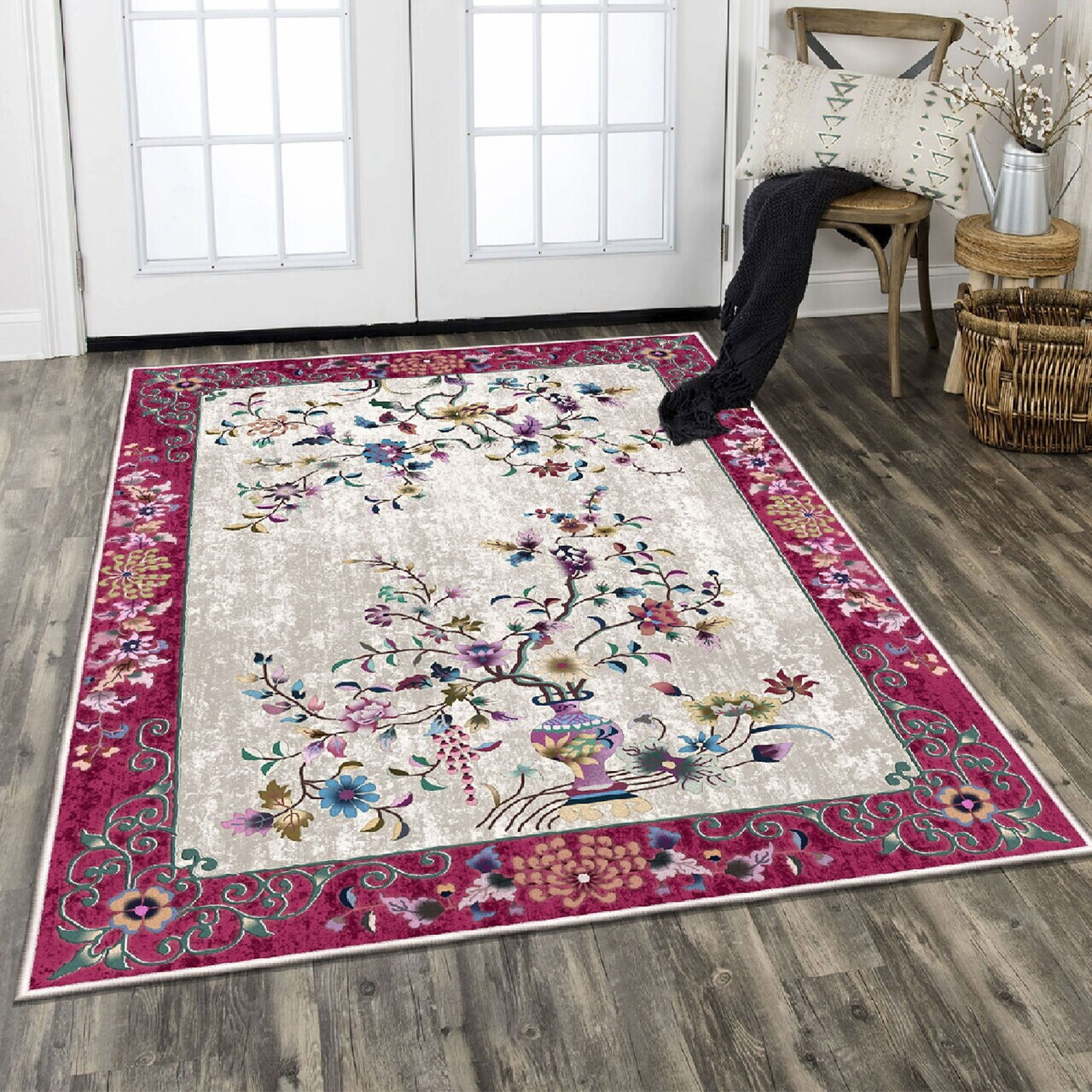 Covor Els2021 160x230 cm Catifea Multicolor