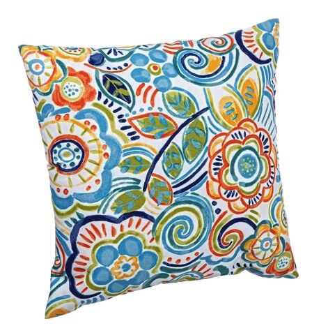 Perna decorativa dream, bizzotto, 43 x 43 cm, poliester filat rezistent la apa, multicolor