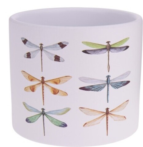 Ghiveci Dragonfly, 13.5×12.5 cm, ceramica, multicolor Excellent Houseware
