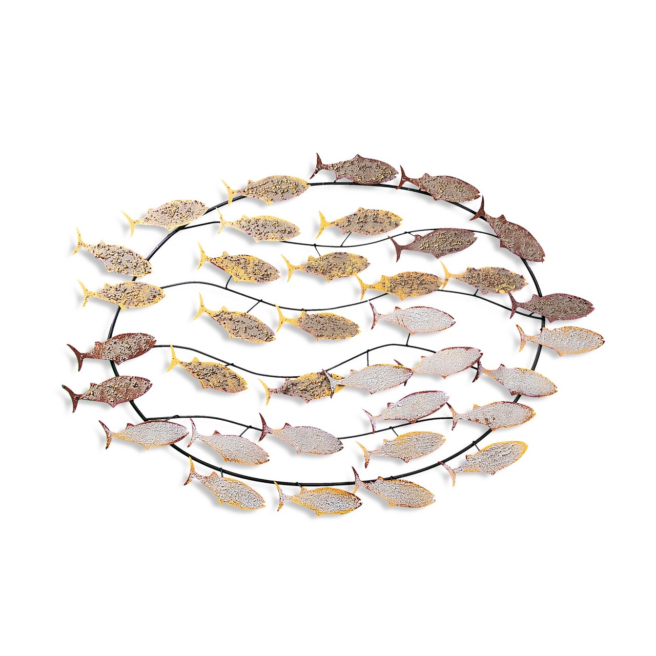 Decoratiune de perete, Alabalık 2, Dimensiuni: 94 x 58 x 4 cm, Multicolor - view 6