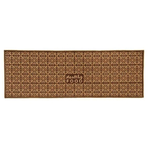 Covor pentru bucatarie Healthy Food, Gift Decor, 40 x 120 cm, poliamida, bej Covoare
