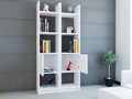 Corp biblioteca, Decorotika, Esbi 102, 66.2x150x29.5 cm, Alb