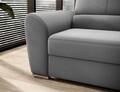 Coltar extensibil dreapta 3 locuri ELTAP, RT-03NU, Siber, 270x186x93 cm, lemn/poliester, gri deschis