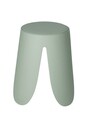 Taburet pentru baie Comiso, Wenko, 44.5x46 cm, plastic/poliuretan, verde