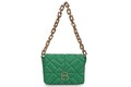 Geanta, Lucky Bees, 520 Green, piele ecologica, verde