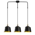 Lustra, Opviq, 892OPV1589, Fier, Negru