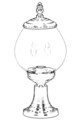 Lampa de exterior, Avonni, 685AVN1282, Plastic ABS, Negru