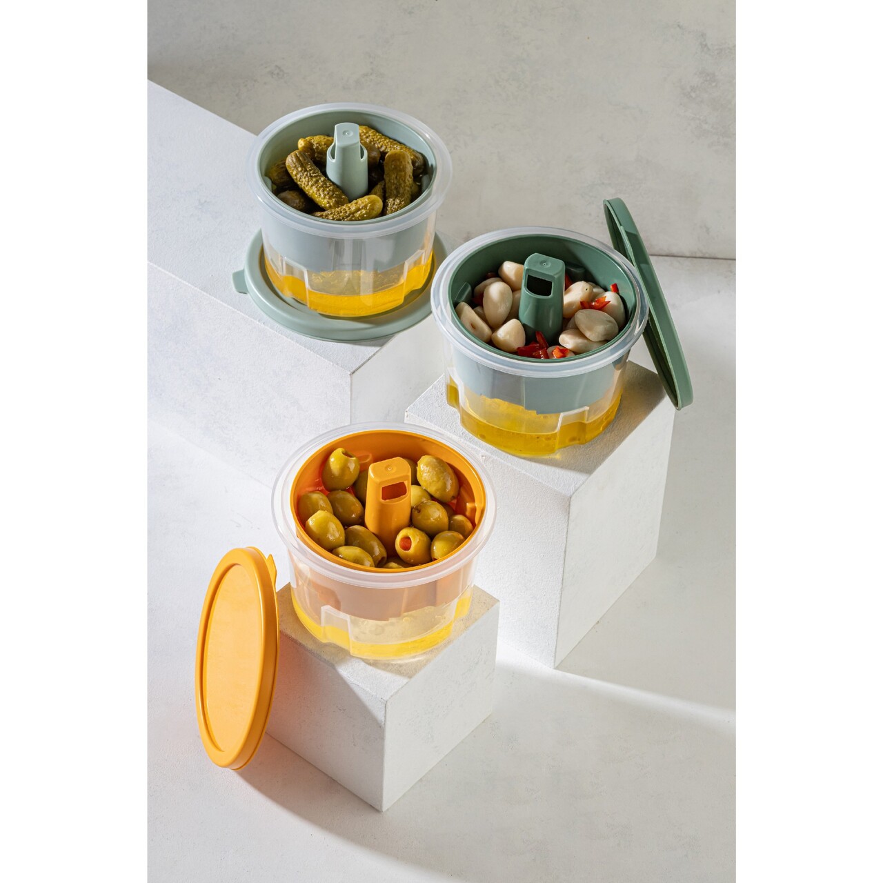 Set recipiente depozitare, Hermia, 964FRM5706, 650 ml, Multicolor - view 2
