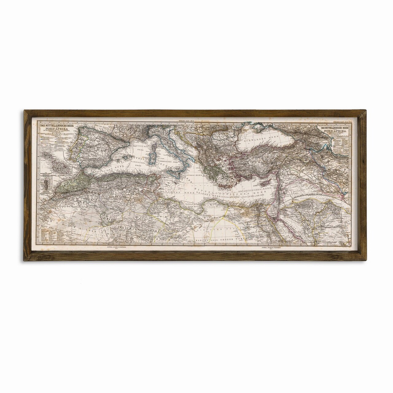 Tablou decorativ Map100 Lemn MDF Multicolor