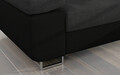 Coltar extensibil dreapta 4 locuri ELTAP, Armd-50, Armando, 289x203x85 cm, lemn/poliester, gri inchis/negru