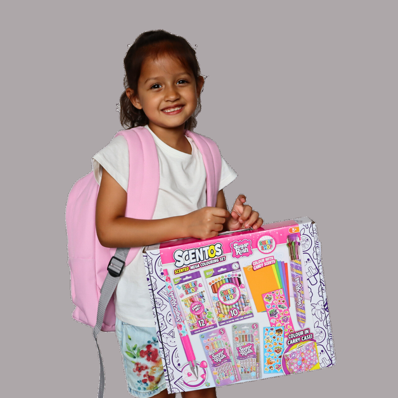 Set de activitati creative parfumate, Scentos, Sugar Rush, multicolor