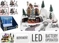 Decoratiune luminoasa Santa and tree - D, 24x15.7x17 cm, poliston, multicolor
