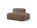 Modul dreapta pentru canapea, 2 locuri, Martina-212, Micadoni Home, 133x106x75 cm, velur, maro ghinda