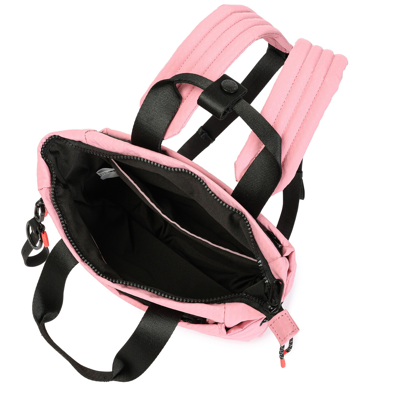 Rucsac Norio, STRING, Hedgren, 25x9x31 cm, poliester, roz/negru
