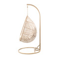 Leagan Solei, Homla, 95x95x195 cm, metal/ratan/poliester, natur