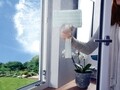 Spray de curatare 2 in 1 pentru ferestre Window Cleaner, Leifheit, plastic/microfibra