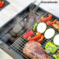 Gratar portabil pliabil pentru utilizare cu carbune, BearBQ InnovaGoods, 41x28x20 cm