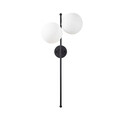 Aplica de perete, Fulgor, 942FLG2149, Metal, Negru / Crem