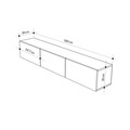 Comoda TV, Homitis, Francy 180, Stejar safir / Antracit