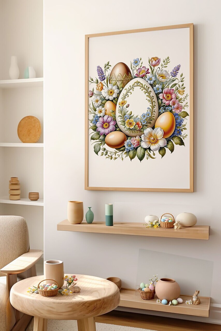 Tablou decorativ, Arteastermodel20-3348, MDF, Multicolor