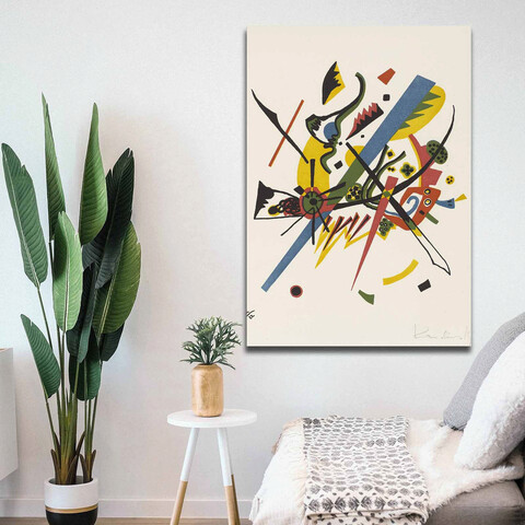 Tablou decorativ, 70100KANDINSKY016, Canvas, Lemn, Multicolor