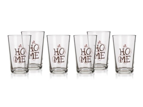 Set 6 pahare Home, Banquet, 230 ml, sticla