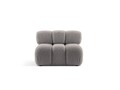 Modul pentru canapea, 1 loc, Bellis-213, Micadoni Home, 94x94x70 cm, tesatura boucle, gri deschis