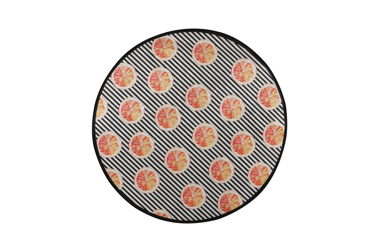 Covoras de baie, L'essentiel Maison, Tranche Circle Djt 80, Multicolor - view 2