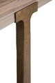 Masa dining Ankara, Mauro Ferretti, 180x90x78 cm, MDF/fier, maro/auriu