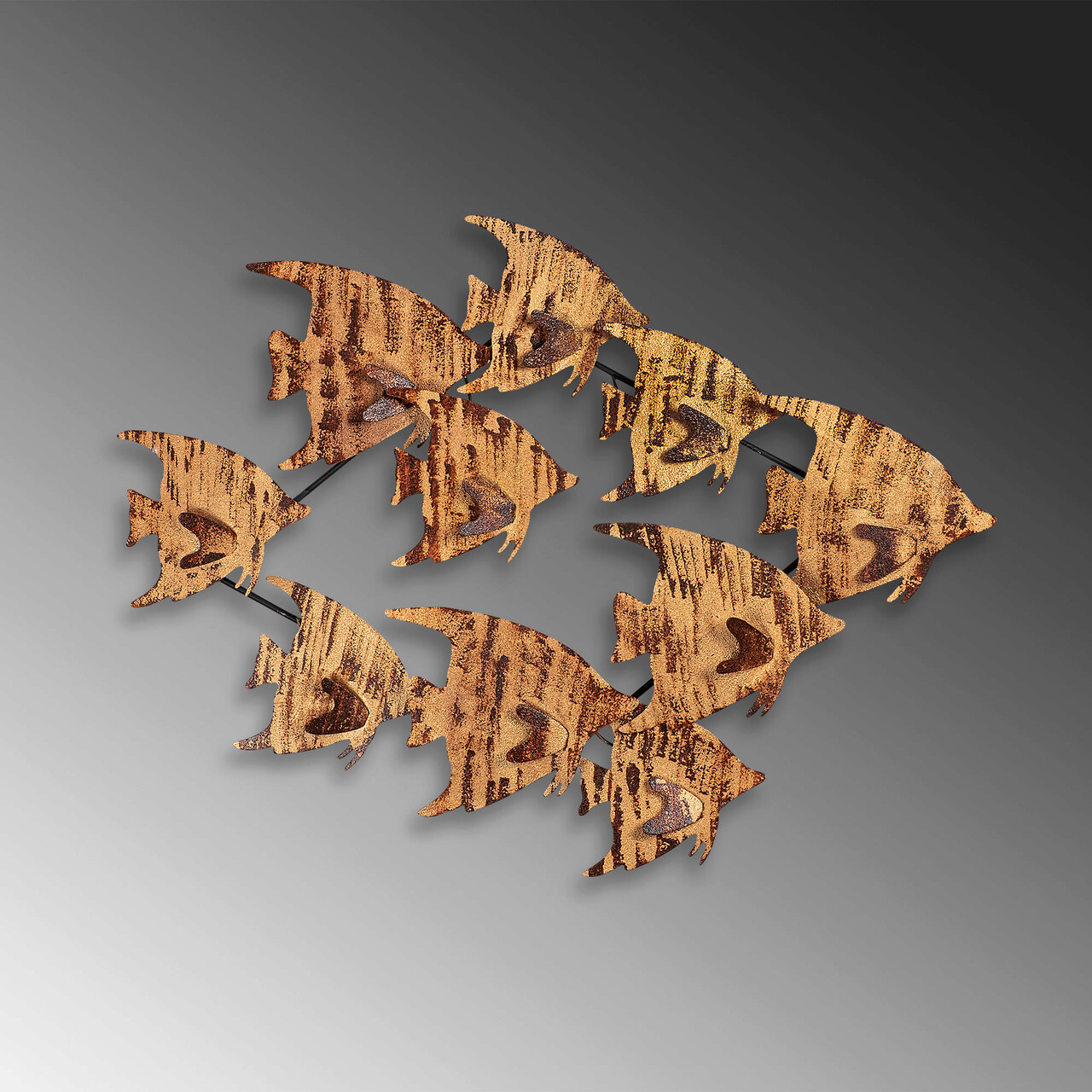 Decoratiune de perete, Melek v2, Dimensiuni: 58 x 83 cm, Multicolor - imagine 5