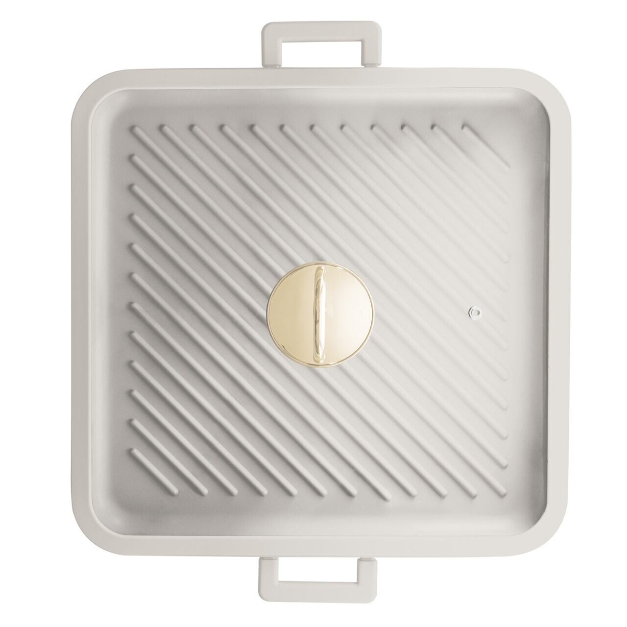 Tava grill cu capac Berlinger Haus, Sahara, 34x34x4.5 cm, aluminiu turnat, crem mat - imagine 7