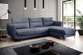 Coltar extensibil dreapta 3 locuri ELTAP, RT-40PO, Silva, 276x201x100 cm, lemn/poliester, albastru