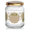 Borcan cu capac, Green Bio, 200 ml, sticla, transparent