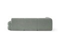 Coltar stanga 5 locuri, Neo, Micadoni Home, 295x210x83 cm, tesatura Chenille Silencio, albastru muted