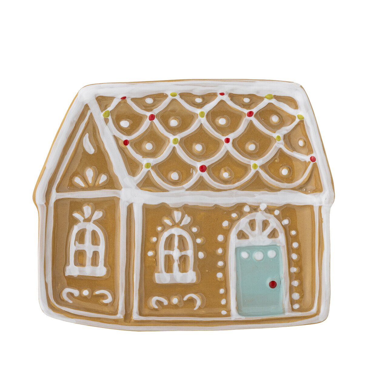 Platou pentru servire, Bloomingville, Ginnie, 15.5x14x2 cm, dolomit, maro — imaginea 4